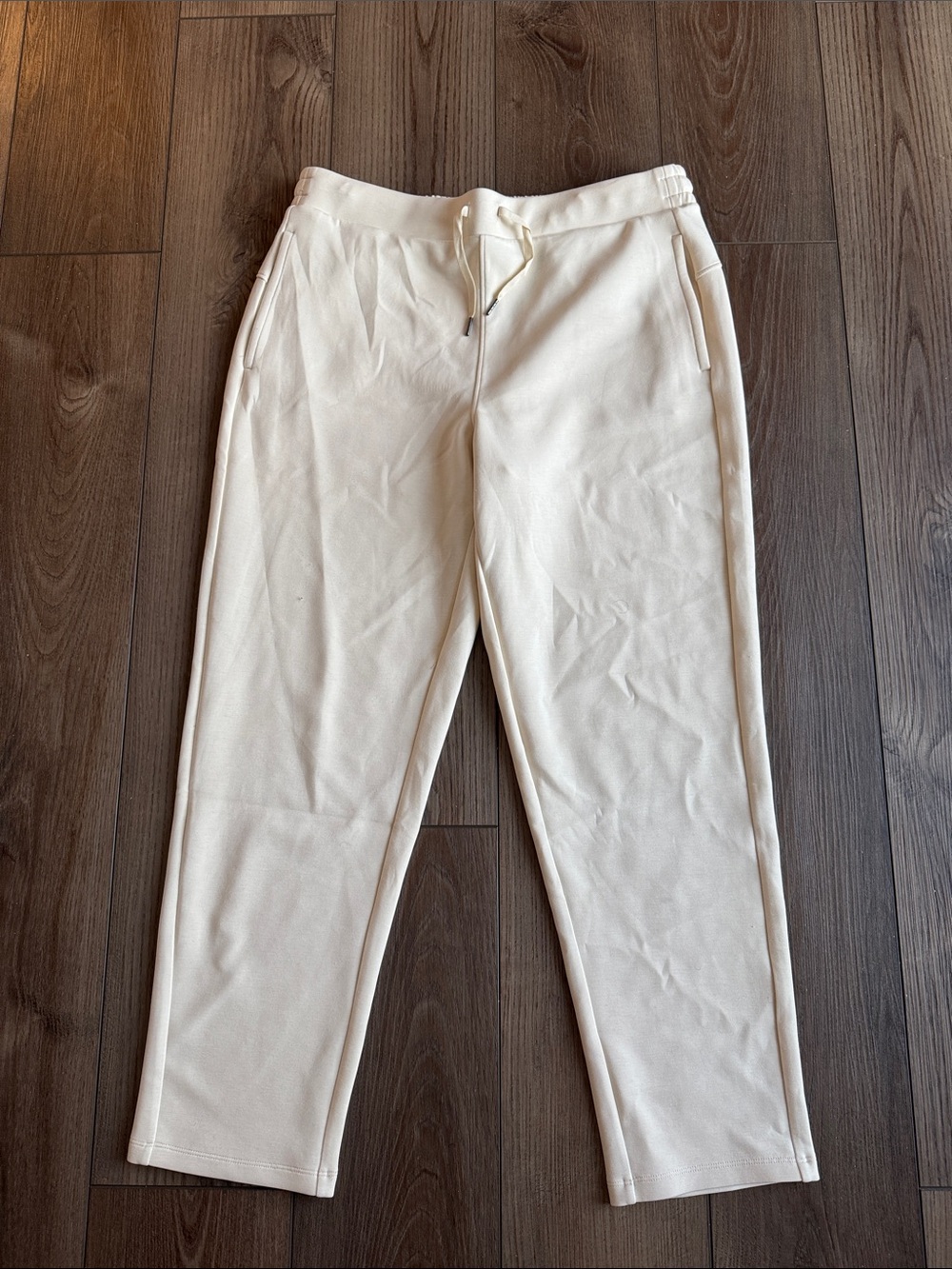 *Cream Drawstring Pants - Picture 3 of 3